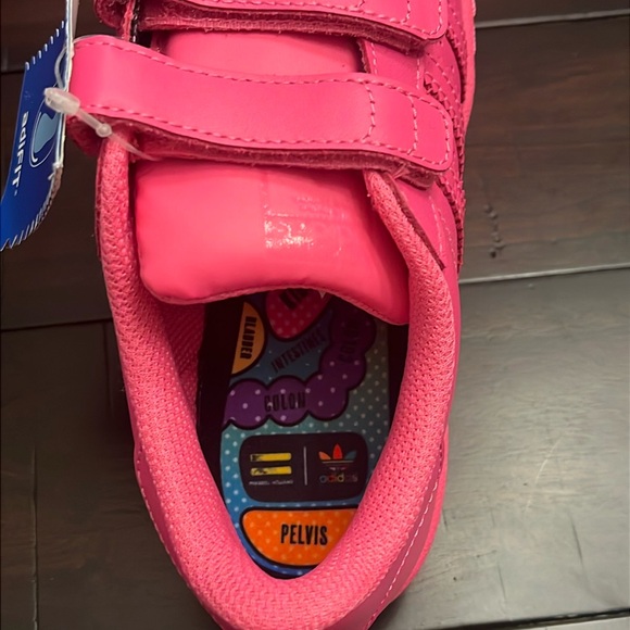 Adidas Superstar Supercolor X Pharrell Williams shoes Equality Youth Girls Sz 2 - Picture 9 of 13